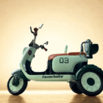 Motocicleta electrica pentru copii VERDE