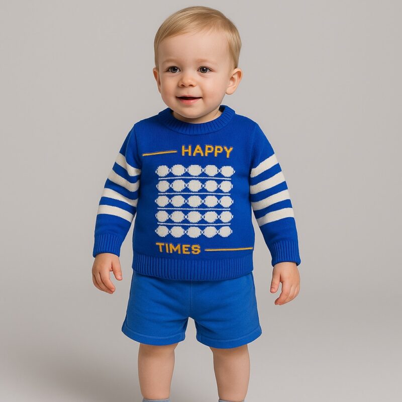 Set Haine Copii Fetiță Roz – Bluziță cu Mânecă Lungă și Pantaloni cu Volănașe, Accesoriu Albină 3D