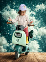 Motocicleta electrica pentru copii VERDE