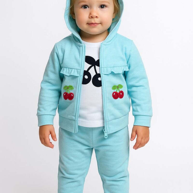 TRENING FETITE CU CIRESE BLEU