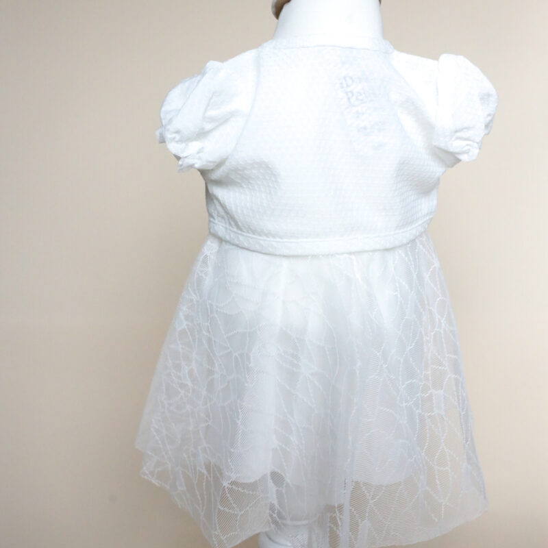 Rochiță albă de vară cu bolero pentru fete 1–3 ani