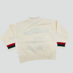 Set tricotat premium pentru fete si baieti , două piese – pulover raglan rosu cu motiv „Sheep” și pantaloni gri cu aplicație