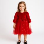 Rochie roșie pentru fetițe 2–4 ani – eleganță, confort și stil pentru micile prințese