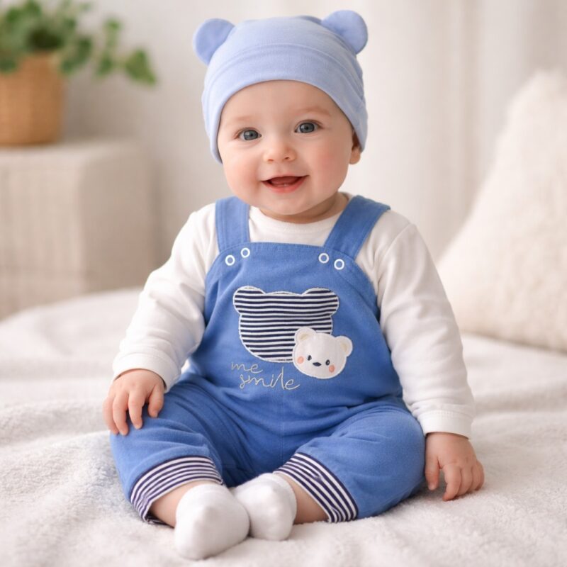 Salopetă din doua piese ME SMILE 3-9 luni