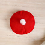 Palton roșu elegant pentru fetițe cu guler de blăniță – Palton călduros iarnă