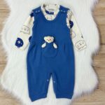 Salopetă Pentru Bebeluși Cu Detaliu Iepure 0-3-6-9 Luni