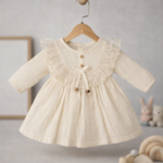 Rochita pentru fetite 100% bumbac 9/24 luni