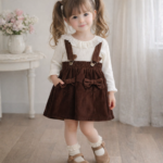 Set Fetiță De 3-7 Ani Cu Salopetă - imagine 2