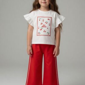 Set copii 2 piese din bumbac „Picnic Time” 3–6 ani